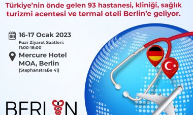 Berlin Sağlık Turizmi Fuarı  Pazartesi Günü Açılıyor