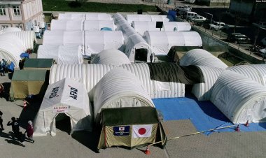 Japon Sağlık Timi Gaziantep’te Sahra Hastanesi Kurdu