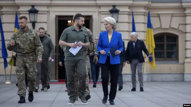 Savaşın Devam Ettiği Ukrayna'nın Başkenti Kiev’de "Sirenler Altında"AB-Ukrayna Zirvesi