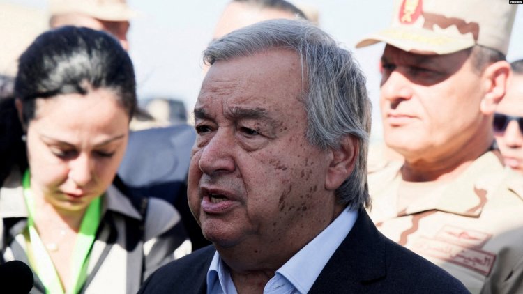 Guterres: “Tarih bizi yargılayacak”