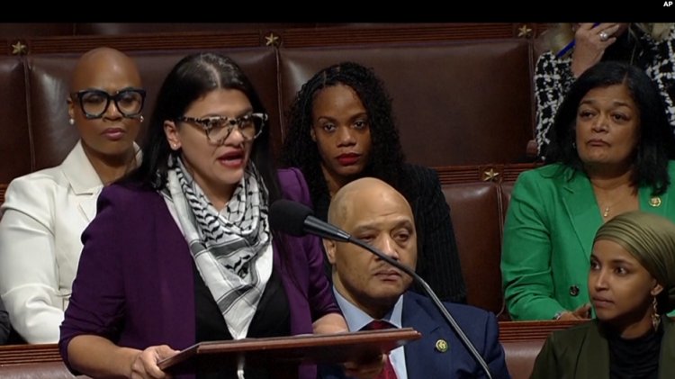 ABD Temsilciler Meclisi'nden Filistin kökenli üye Rashida Tlaib'e İsrail açıklamaları nedeniyle kınama