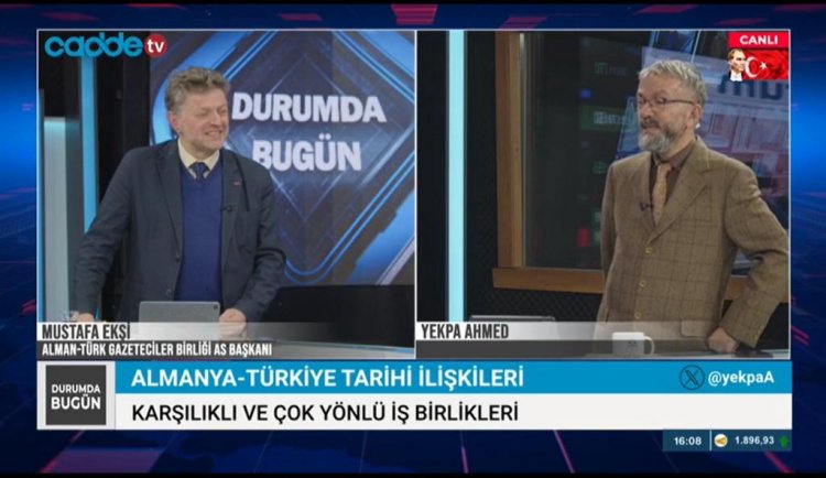 ATGB.Berlin'den Ankara'da Yayım Yapan Cadde Tv'ye Ziyaret