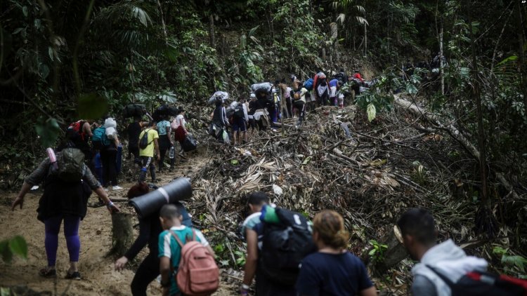 Kolombiya ve Panama arasındaki orman ABD'ye ulaşmaya çalışanlar için önemli rota haline geldi