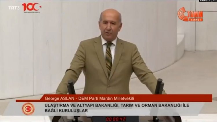 TBMM'de Süryanice konuşması tepki gören George Aslan: “Tepkinin nedeni İYİ Parti’deki kan kaybı”