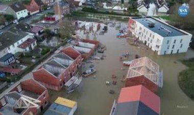 Avrupa’nın kuzeyini etkisi altına alan fırtına Fransa’da sele neden oldu