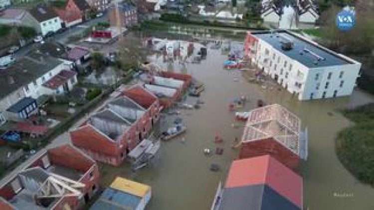 Avrupa’nın kuzeyini etkisi altına alan fırtına Fransa’da sele neden oldu