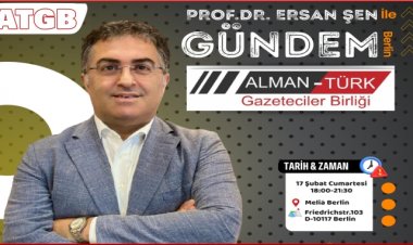 PROF. DR. ERSAN ŞEN Berlin'de Konferans Verecek