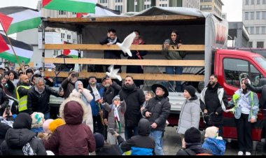 Filistine Destek Yürüyüşleri Berlin'de Devam Ediyor.