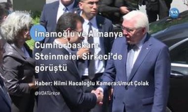 Steinmeier’e İstanbul’da Filistin tepkisi: 50 gösterici Almanya’nın politikasını protesto etti