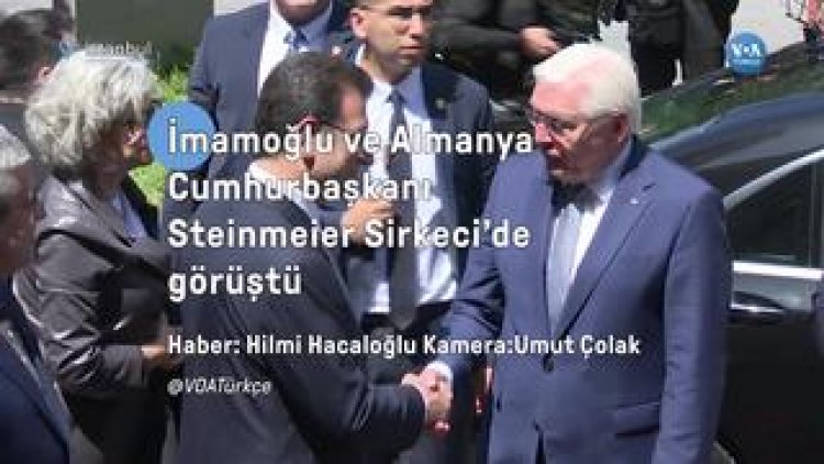 Steinmeier’e İstanbul’da Filistin tepkisi: 50 gösterici Almanya’nın politikasını protesto etti