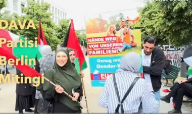 Berlin'de Filistin'e Destek ve Dayanışma Mitingi Düzenlendi