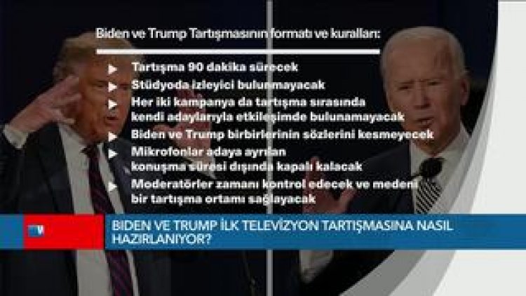 ABD 90 dakikalık düelloya geri sayıyor: Trump ve Biden ilk kez karşı karşıya geliyor