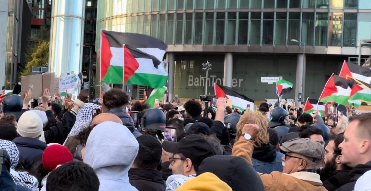 Berlin'de 1500 Kişilik Filistin'e Destek Yürüyüşü: "Soykırımı Durdurun