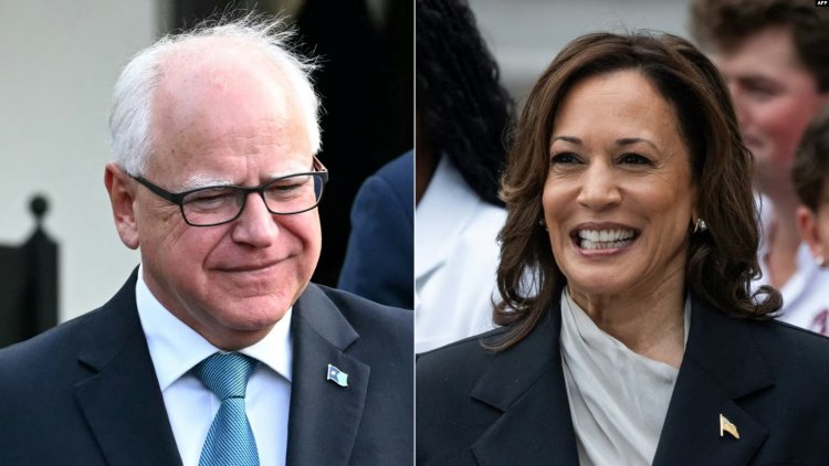 Kamala Harris başkan yardımcısı adayını seçti: İlerici Minnesota Valisi Tim Walz