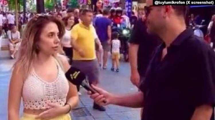 Sokak röportajı sonrası tutuklanan Dilruba K. tahliye edildi