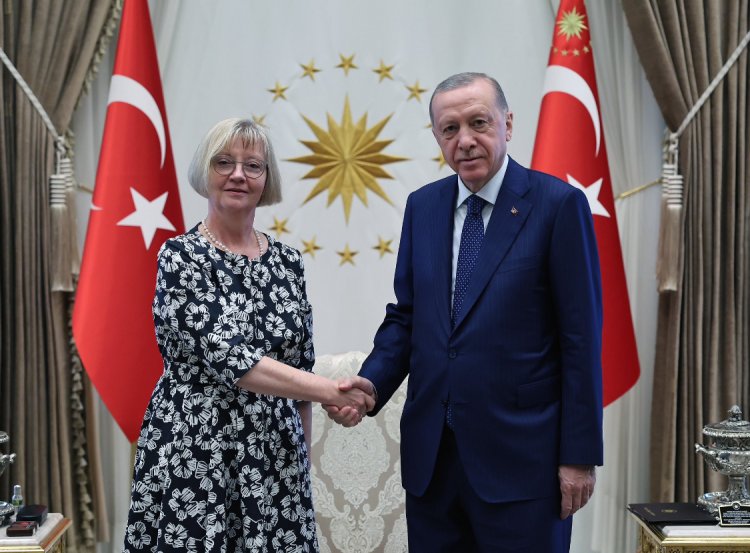 Erdoğan, Almanya’nın Yeni Büyükelçisini Kabul Etti