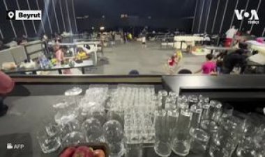 Beyrut’un ünlü gece kulübü Skybar kapılarını yerlerinden olan kadın, çocuk ve yaşlılar için açtı