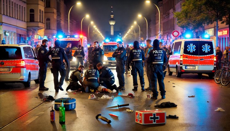 Berlin'de Yine Bıçaklı Şiddet Olayları Yaşandı