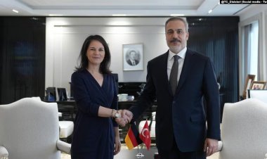 Almanya Dışişleri Bakanı Baerbock Ankara’da MİT Başkanı Kalın ve Dışişleri Bakanı Fidan ile görüştü