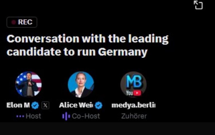 Elon Musk ve  Alice Weidel’den Çarpıcı Açıklamalar