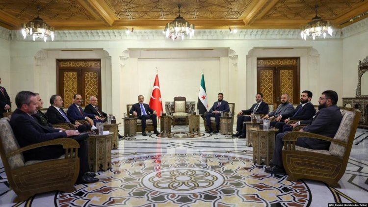 Fidan, Güler ve Kalın Şam’da El-Şara ile görüştü