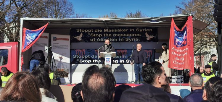 Berlin’de Alevilere Yönelik Şiddete Karşı Gösteri Düzenlendi