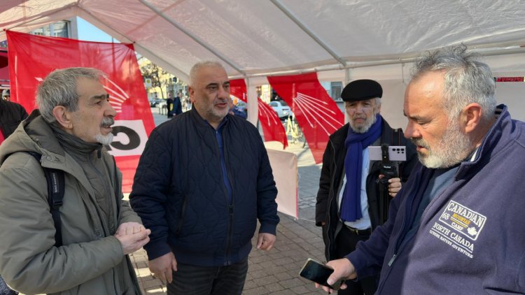 Berlin’de Ekrem İmamoğlu İçin Dayanışma Çadırı
