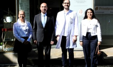 Başkonsolos Okan Şanlı’dan Dr. Kıvanç Semizel’e Ziyaret