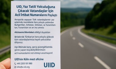 UID, Yaz Tatili Yolculuğuna Çıkacak Vatandaşlar İçin Acil İrtibat Numaralarını Paylaştı