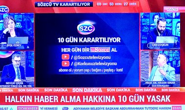 Sözcü TV 10 gün süreyle karartıldı