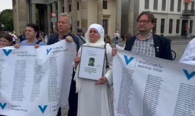 Berlin’de Srebrenitsa Katliamı Anması
