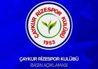 Rizespor’dan hakem kararlarına sert tepki