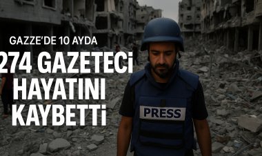 Gazze’de 10 Ayda 274 Gazeteci Hayatını Kaybetti