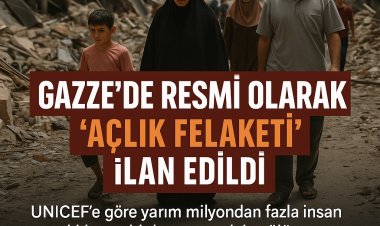 Gazze’de resmî olarak “açlık felaketi” ilan edildi