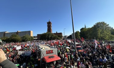 Berlin’de Gazze için büyük miting