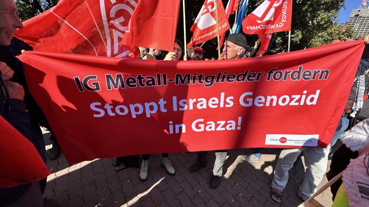 Berlin’de Gazze için büyük miting