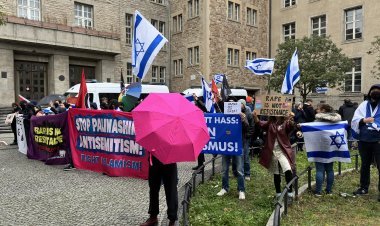 Berlin’de İsrail ve Filistin taraftarları Neukölln’de karşı karşıya geldi