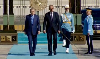 Cumhurbaşkanlığı Külliyesi’nde Almanya Temasları