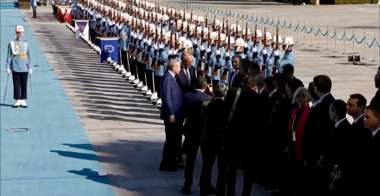 Cumhurbaşkanlığı Külliyesi’nde Almanya Temasları