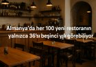 Almanya’da her 100 yeni restoranın yalnızca 36’sı beşinci yılı görebiliyor