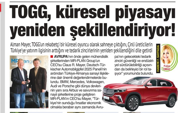 Türkçe Medyanın Avrupa’daki Stratejik Rolü: Mayer Haberi Alman İş Dünyasında Pozitif Etki Yarattı