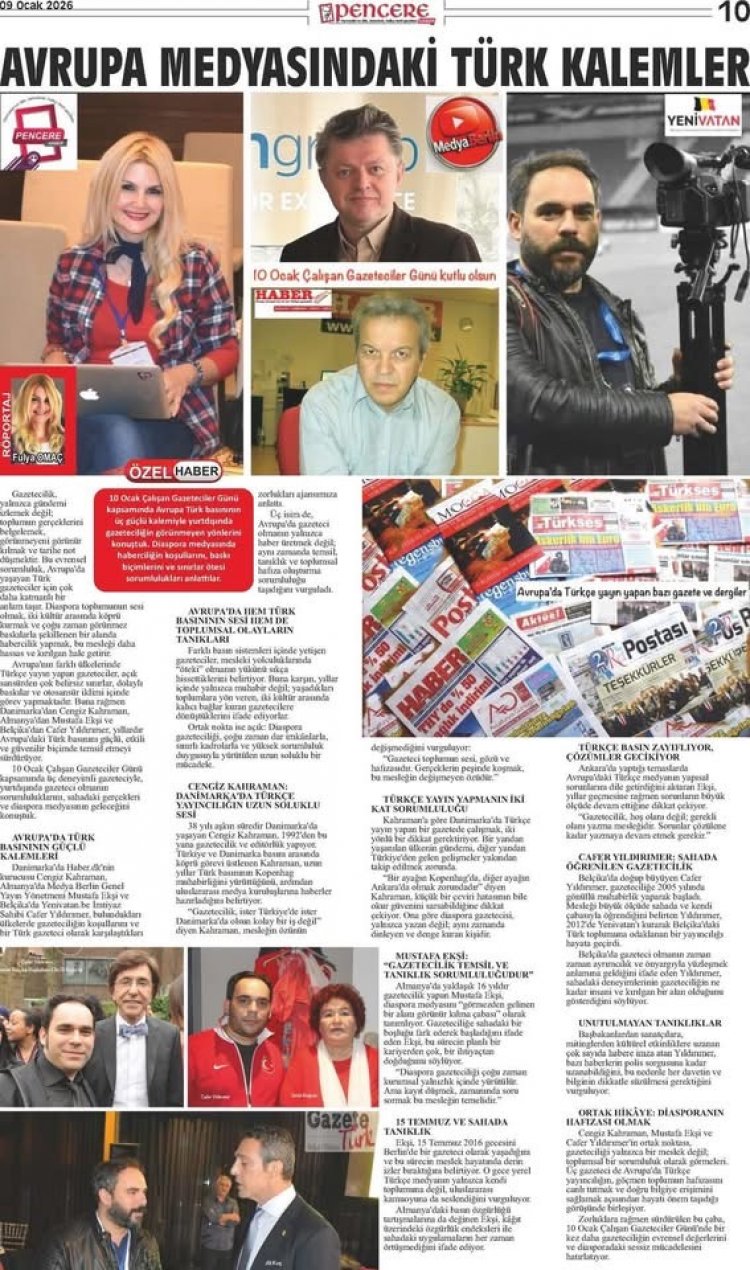 Türkische Journalistinnen und Journalisten in Europas Medien