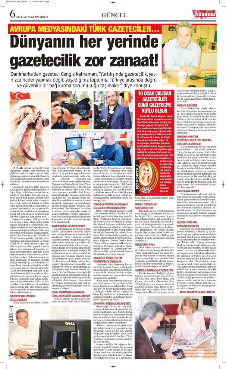 Türkische Journalistinnen und Journalisten in Europas Medien