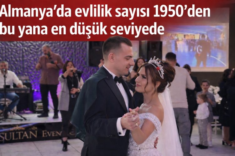 Almanya’da evlilik sayısı 1950’den bu yana en düşük seviyede