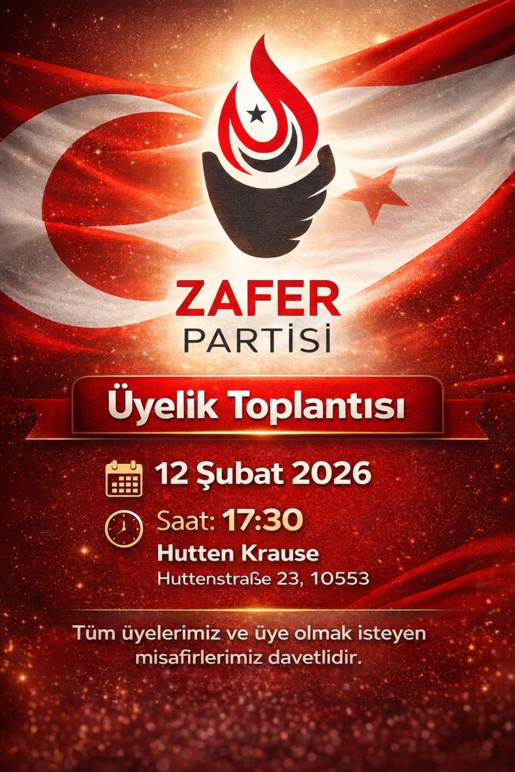 Zafer Partisi Berlin yapılanması yönetimini duyurdu