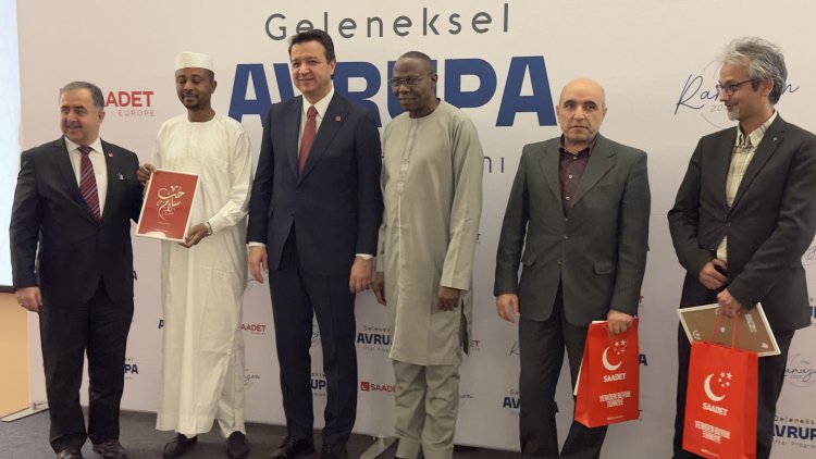 Saadet Partisi Avrupa teşkilatı Berlin’de iftar programında buluştu