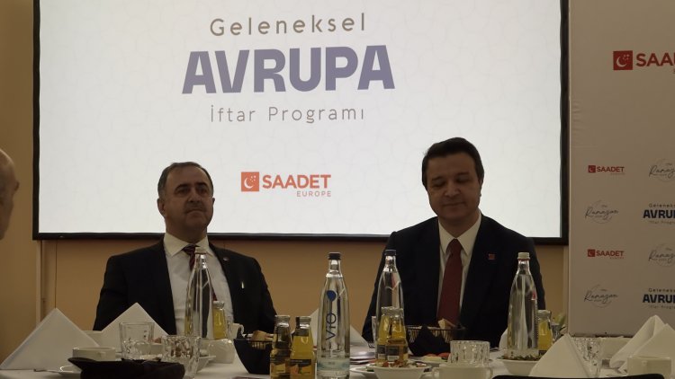 Saadet Partisi Avrupa teşkilatı Berlin’de iftar programında buluştu