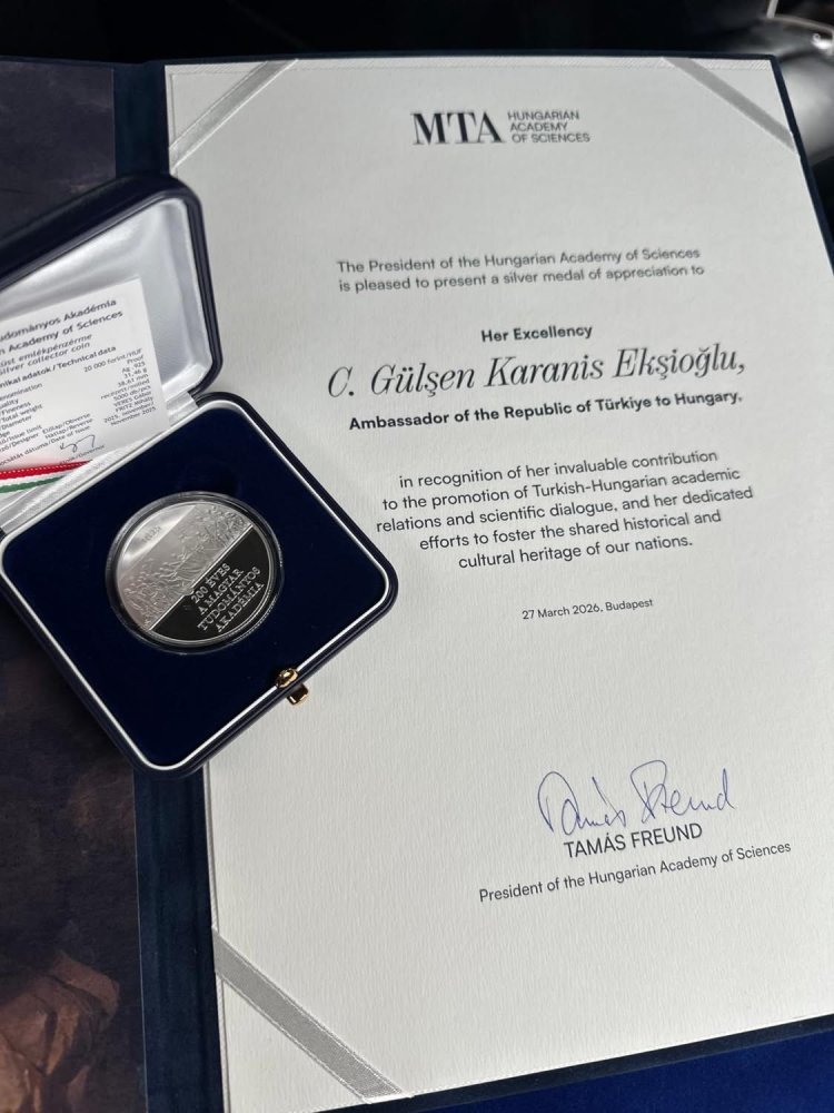 Gülşen Karanis Ekşioğlu’na Macar Bilimler Akademisi’nden uluslararası takdir