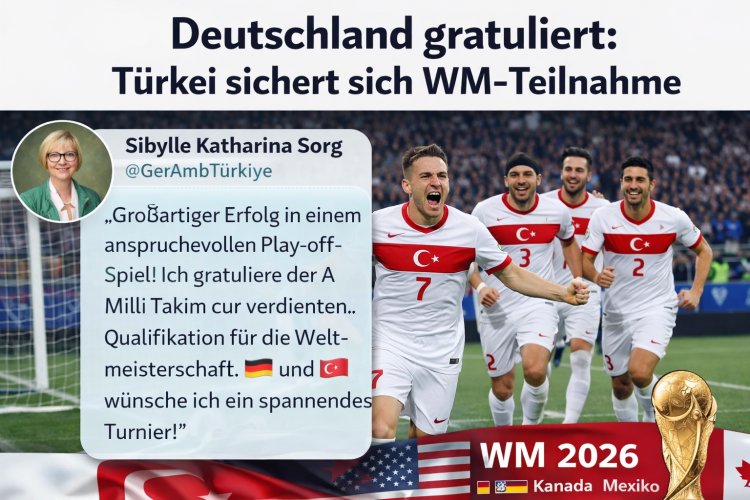 Deutschland gratuliert: Türkei qualifiziert sich für die Weltmeisterschaft