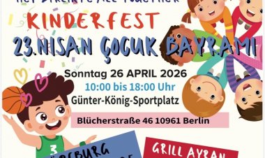 Berlin’de 23 Nisan coşkusu: Türkiyemspor’dan çok kültürlü “Kinderfest”